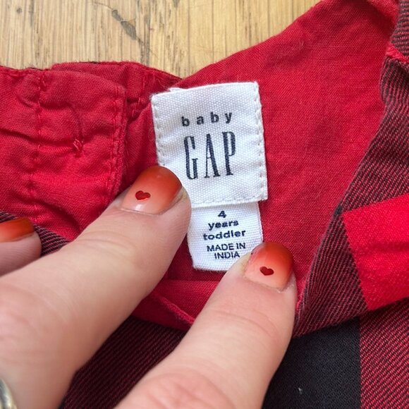 Baby Gap Buffalo Check Dress - Picture 3 of 3